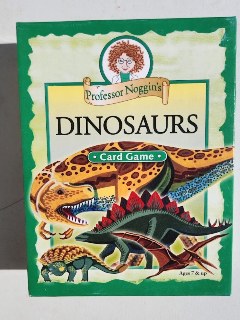 Professor Noggin's Dinosaurs Card Game Fun and Educational Family Trivia Game En